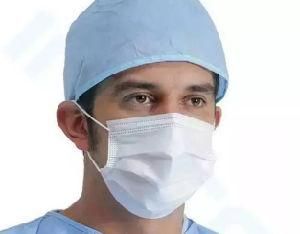 in Stock Surgical Medical Hospital Disposable Protective Dust Non Woven Facemask 3ply Facial Flu Safety Face Respirator