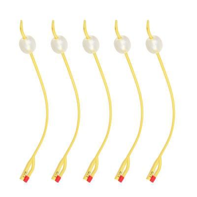 2-Way Tiemann Foley Catheter with Plastic/Rubber Valve