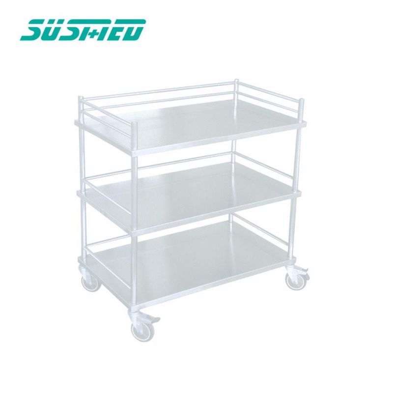 Cheap Price Medical Treatment Trolley with Drawers