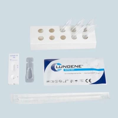 Clungene Clongene Lungene One Step AG Swab Antigen Diagnostic Rapid Test Cassette Test Kit Self Test Layman at Home
