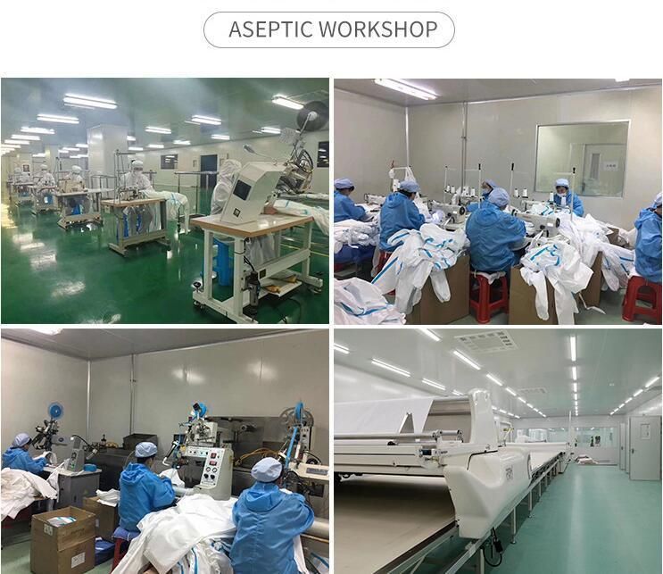 Gownce, Gown Ce Woven, Surgical Gown Woven, Breathable Gown Woven Size Designation of Protective Clothing, Protective Cloting