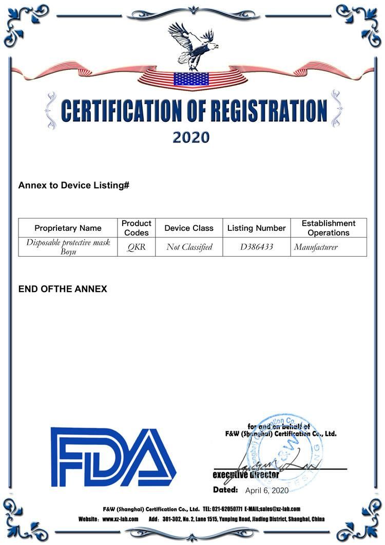 Manufacturer Mask Medical Face Approved Ssurgical Mask