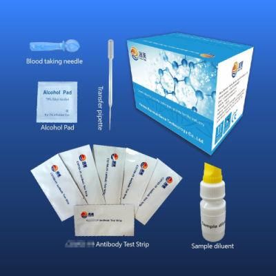 2021 Hot Sale Colloidal Glod Igg/Igm Home Rapid Detection Test Kit with CE