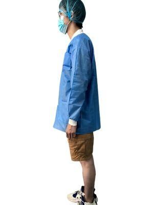 Isolation Non Woven SMS Protective Waterproof AAMI Level 3 Disposable Long Sleeve Surgical Gown