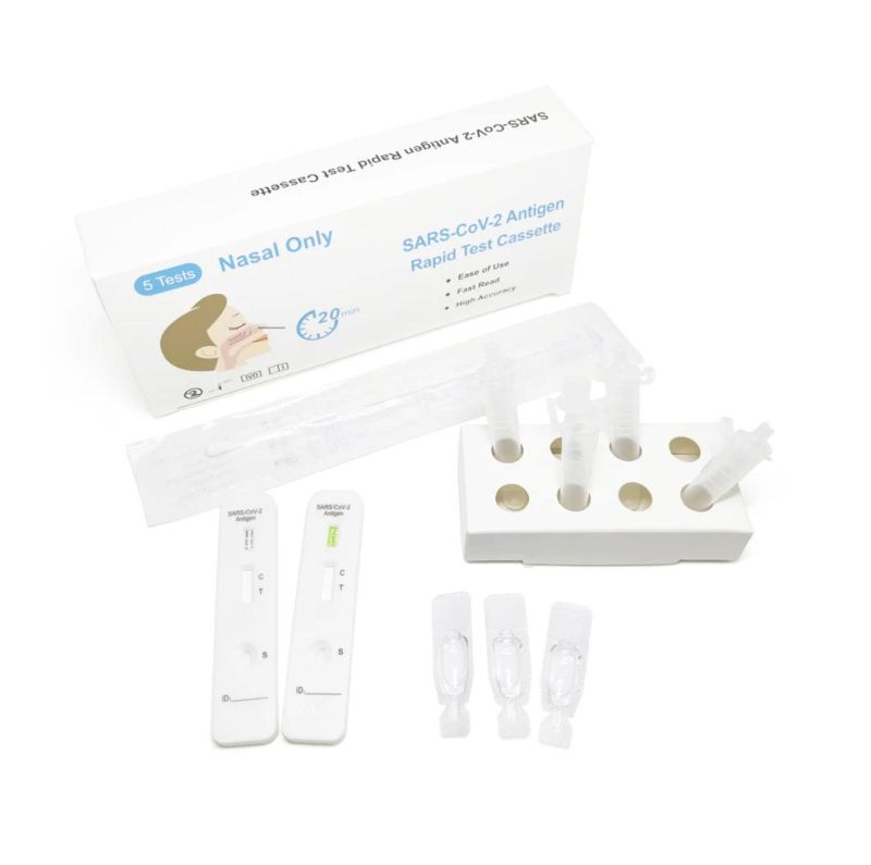 Antigen Rapid Test Kit One Step Nasal Antibody Rapid Test with CE Approved