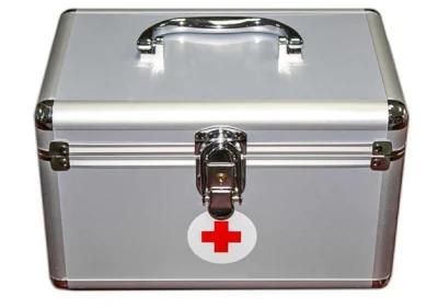 Medical Hard Ambulance Shape Aluminum First Aid Kit Box