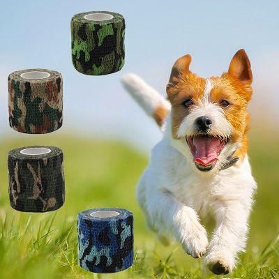 Vet Wrap Cotton Printed Cohesive Elastic Compression Bandage
