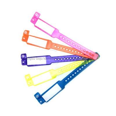Custom Different Colors Baby Insert Card PVC ID Wristband