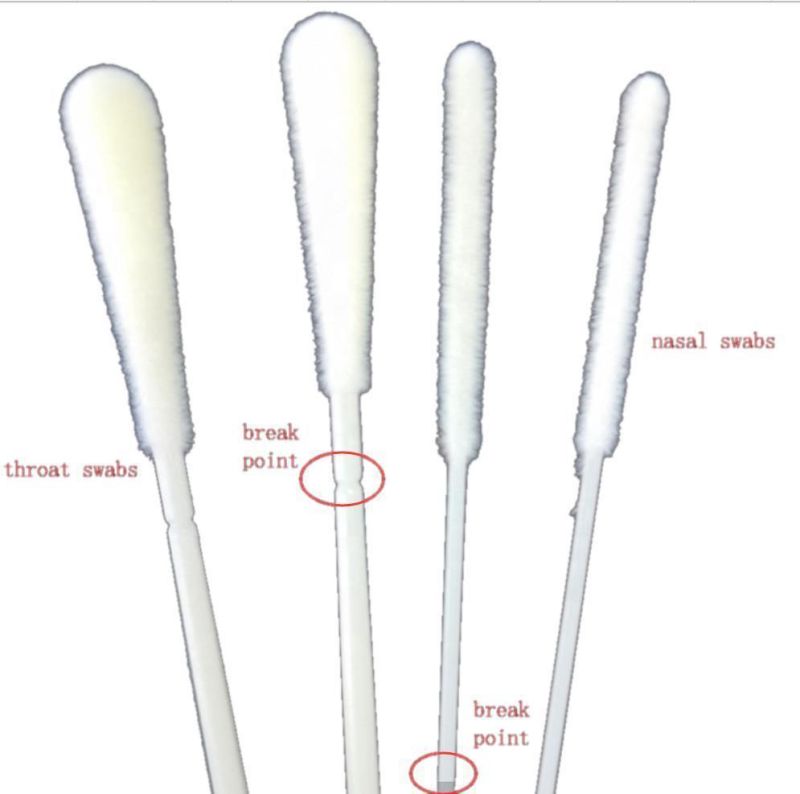 Single-Use Sampling Nylon Flocked Swab Nasopharyngeal Swab Sterile