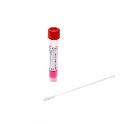 Viral Transport Medium Vtm Collection Kit Sterile Vtm Kits with Throat Swab and Nasal Swab