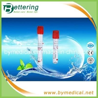 No Additive Plain Vacuum Blood Collection Tube with Red Cap