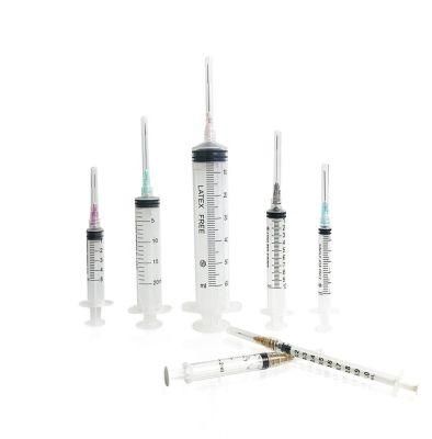 China Factory Supplier Wholesale Medical Supplies Plastic Disposable Syringe with CE ISO