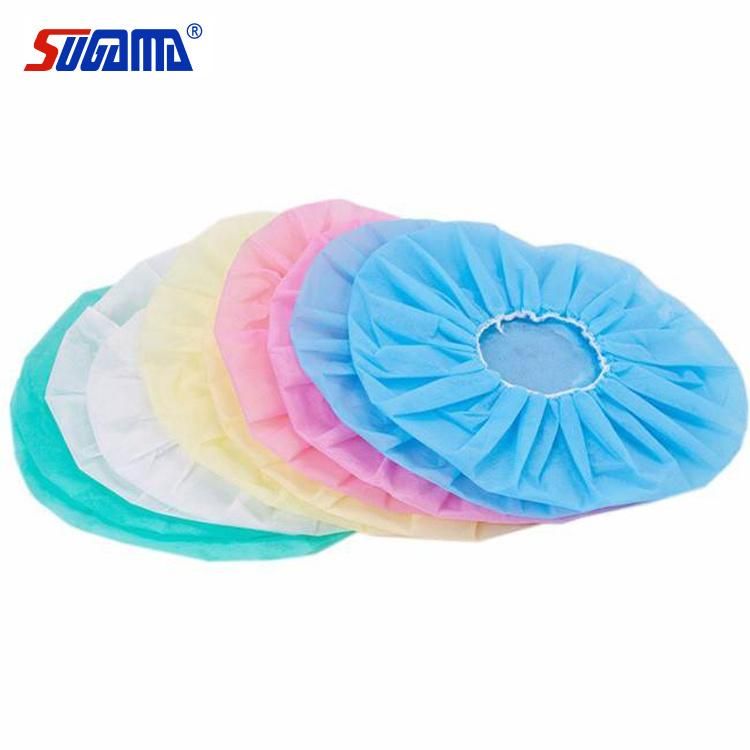 PP Non Woven Disposable Round Bouffant Nurse Cap