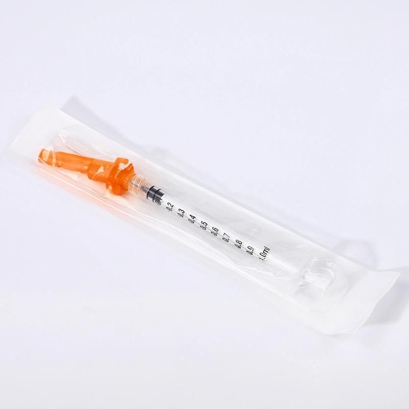 Individual Packing Plastic Disposable Empty Needle Insulin Syringe
