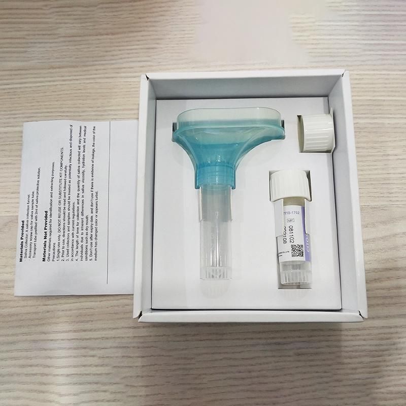 CE Approved Saliva Collection Kit Saliva Collection System for Virus Rna/DNA Extracting