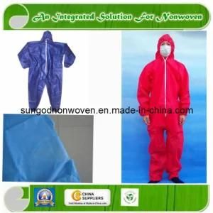 Disposable Nonwoven Coverall with Elastic Cuff and Ankle