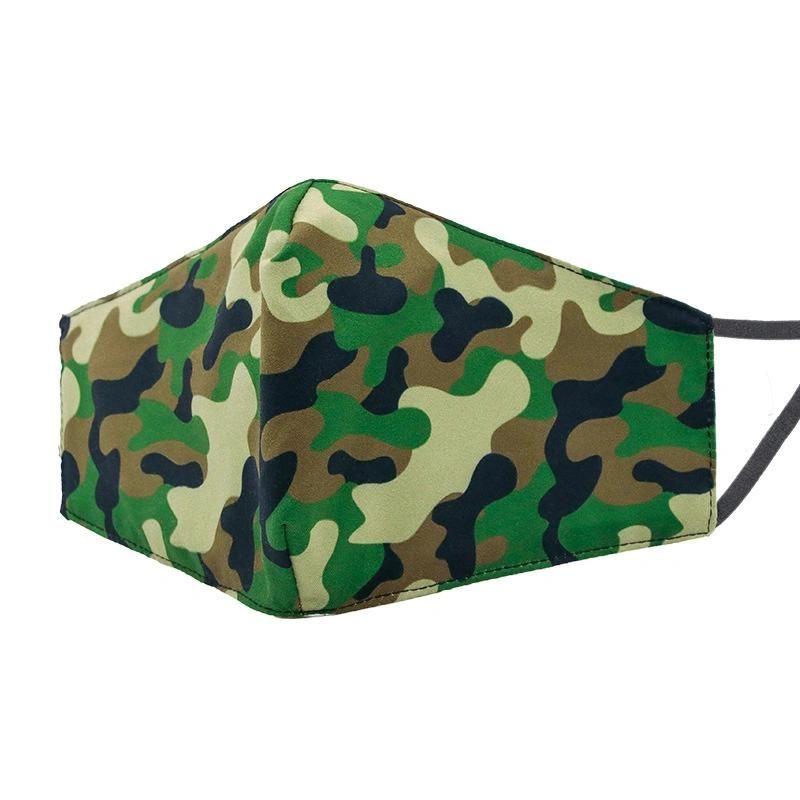 Camouflage Mask Classic Sports for Unisex Adult Print Fabric Fashion Washable Reusable Mouth Casual Cool Colorful Face Mask