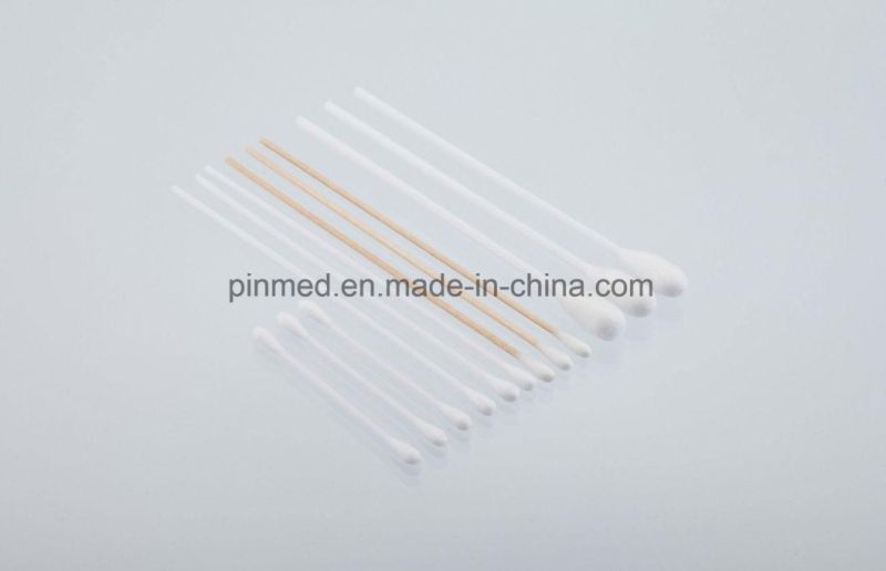 Disposable Cotton Tip Applicators, Plastic Stick