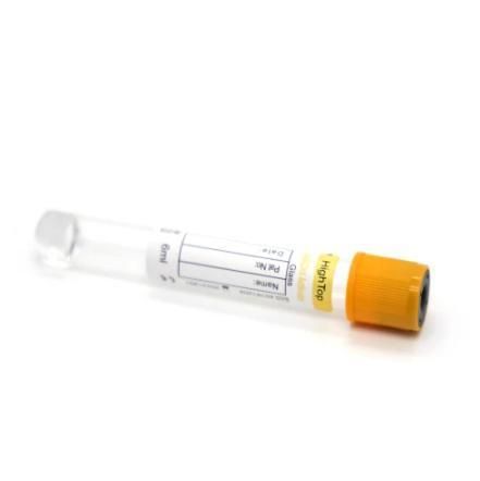 Medical Use Disposable Yellow Cap Top Gel and Clot Activator Sst CE Certificated Lab Vacuum Blood Collection Tube