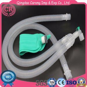 Medical Ventilator Breathing Corrugated Circuit with Latex Free Bag