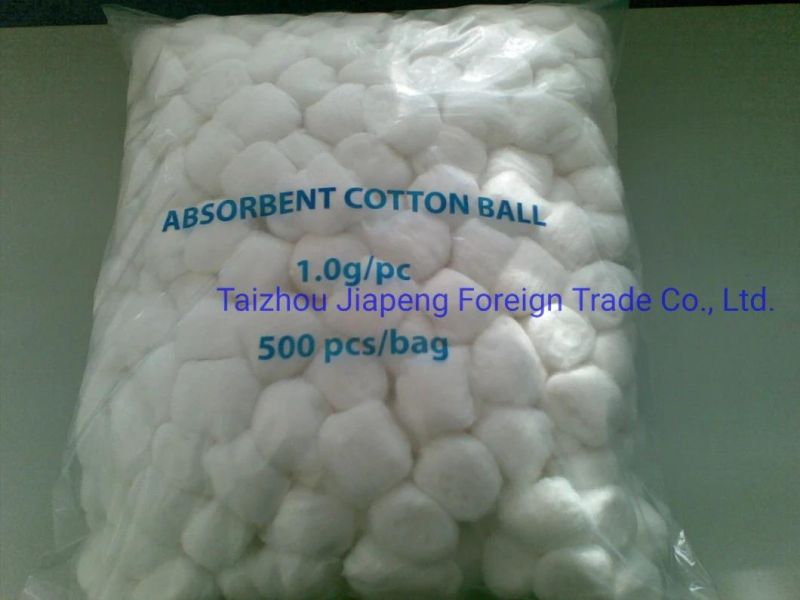 Medical Supplies Products Disposable Absorbent Colorful Cotton Balls