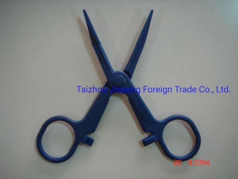 Disposable Medical Colorful Tweezers Plastic Forceps for Hospital
