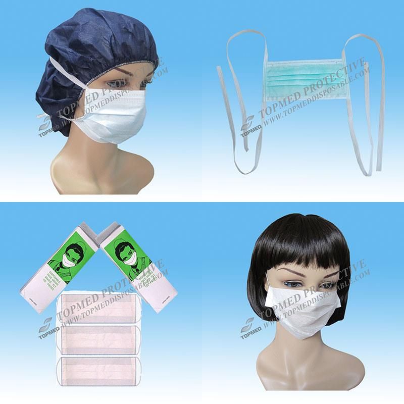 Medical Grade Protect Dust Face Mask Disposable 3 Ply Non Woven Filter Paper Mask