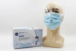 Tie on Disposable Medical 3 Ply Non Woven Mask with Visor Level 3