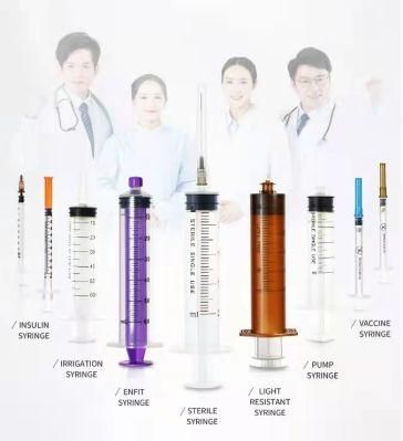 Injection Needle Retractable Safety Disposable Syringe