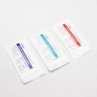 Surgical PGA Polyglactin Pdo Chromic Catgut Silk Nylon Polypropylene Sutures