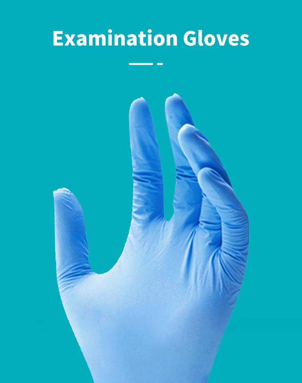 Free Shipping Hand Glove Medical Sterile Disposable Safety Medical Surgical Nitrile Glove for Personal Protect
