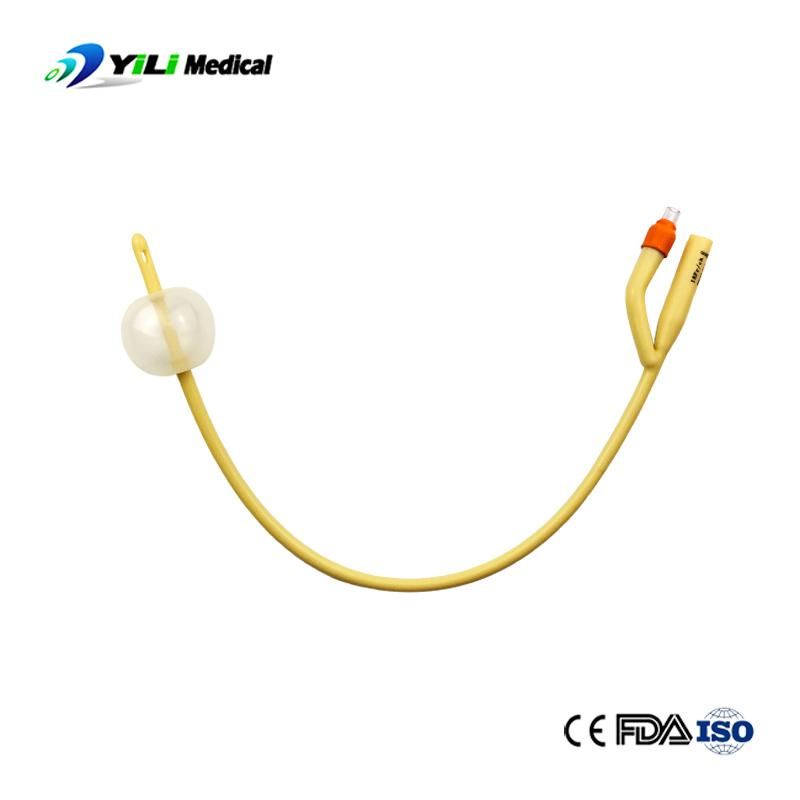 2 Way Latex Foley Catheter Silicone Coated Foley Catheter