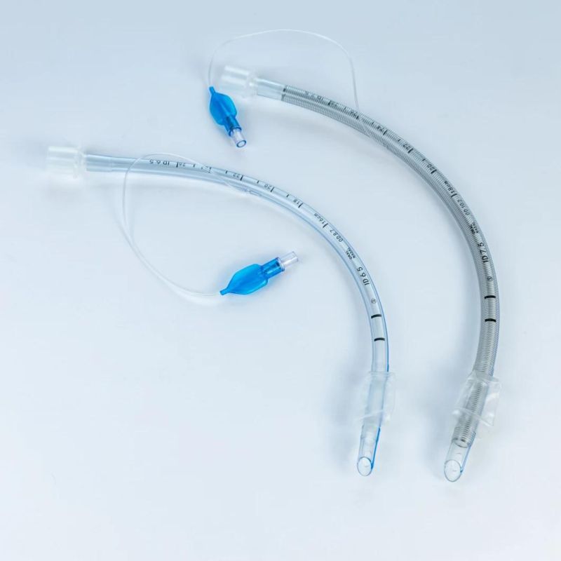 Disposable CE ISO Medical Reinforced Endotracheal Tube Cuffed Et Uncuffed