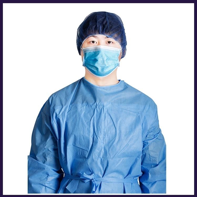 Hot Products Blue Non Woven Medical Disposable Bouffant Cap/Clip Cap/Hairnet