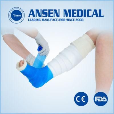 Medical Hospital Consumable Eco-Friendly Orthopedic Fiberglass Casting Tape External Fixation Bandage