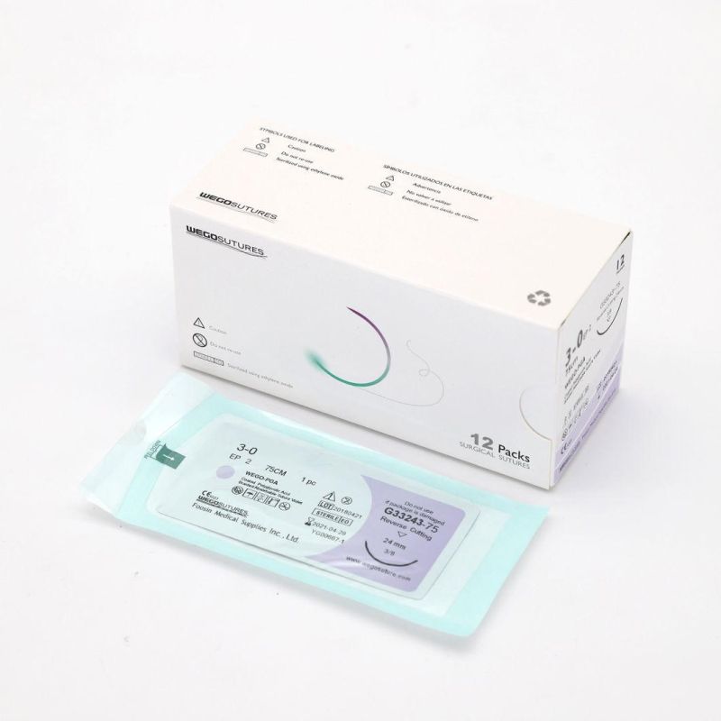 Wego PGA Surgical Sutures with PE Card