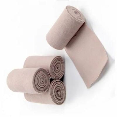 Disposable Medical Supply Skin Color High Elastic Cotton Crepe Bandage with Hospital