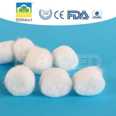 Ce FDA ISO Approved Wholesale Medical Sterilize Absorbent Disposable Organic Cotton Wool Ball