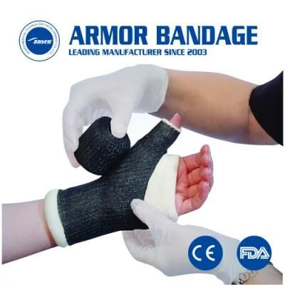 2018 Hot Sale Medical Orthopedic Bandage Environmental Friendly Material Polyester Fiberglass Fracture Bandages for Bone Fixation