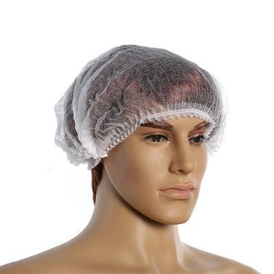 Pink Color Non Sterile Double Elastic Single Use Medical Cap