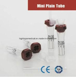 Ce Approved Medical Disposable Mini Plain Tube