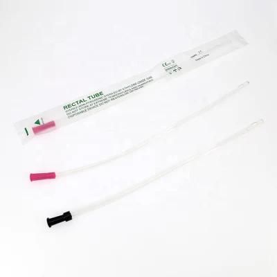 Disposable Single Use Medical Grade PVC Soft Rectal Tubes