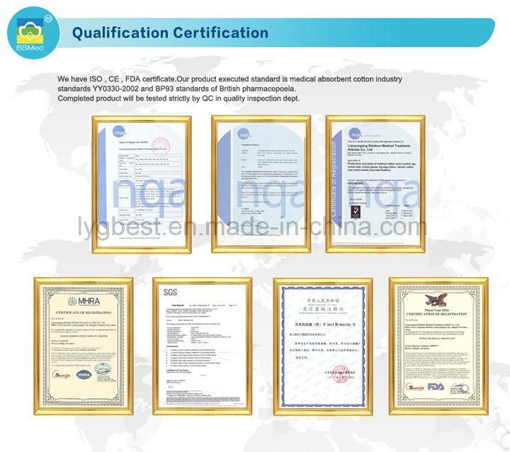 Absorbent Cotton Swab Cotton Wool Roll with FDA Certificate