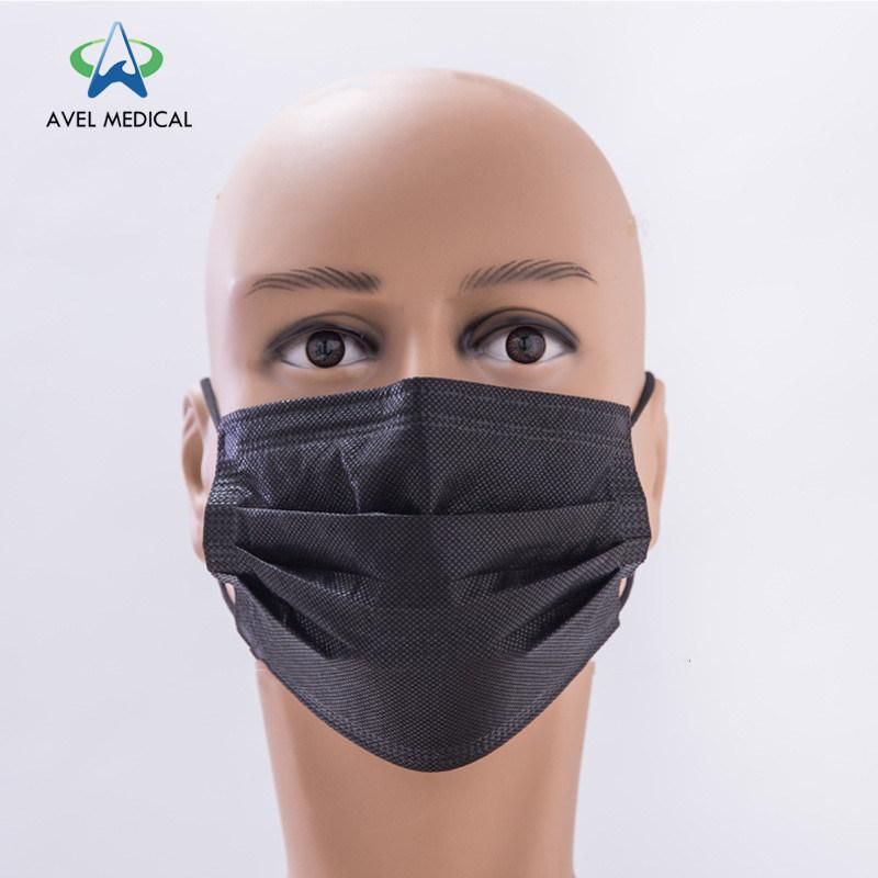 Disposable Protective Earloop Non-Woven 3 Ply Facial Meltblown Face/Dust Mask