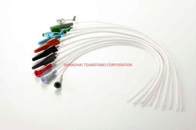 CE/ISO13485 Approved Medical Disposable Sputum Suction Catheter with or Without Control Valve