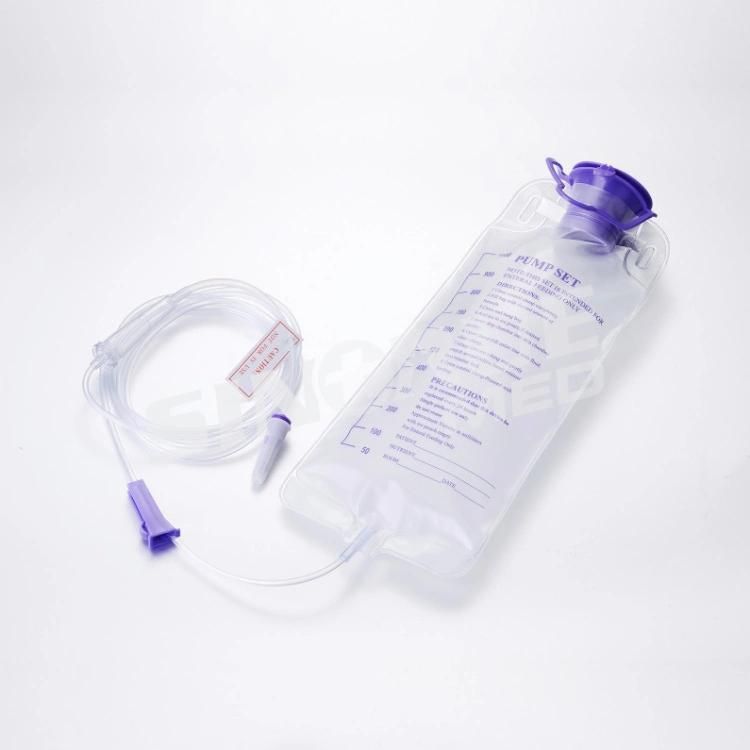 1200ml Gravity Using Disposable Medical Feeding Bag