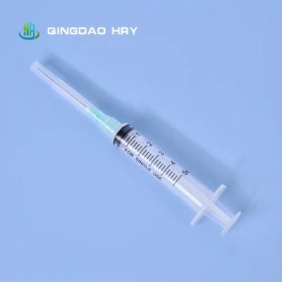 5ml Medical Disposable Syringe with Needle &amp; Safety Needle Luer Lock Sterile 510K FDA From Professional Manufacture