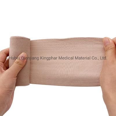 Medical High Quality Polyester Rubber Skin Color High Compressed Elastic Bandage