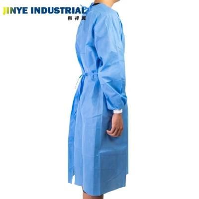 Surgicreinforc Gown SMS Surgicalgown Surgeryusing Cloth for Doctor Single-Use Disposable Sterile Surgicalgown