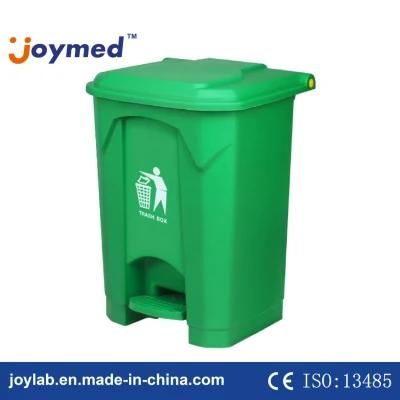 50L 13 Gallon Medical Waste Container Plastic Trash Bin with Pedal